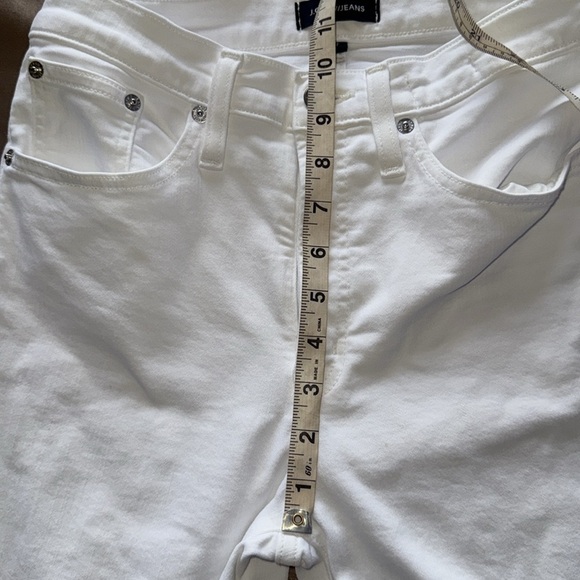 J.Crew Tall Classic White High Rise Toothpick Skinny Jeans Capsule Preppy Sz 28T - Picture 13 of 15